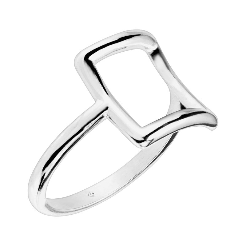 Silpada 'Catuskoti' Open Square Ring in Sterling Silver, Size 8, Size 8 - Image 3